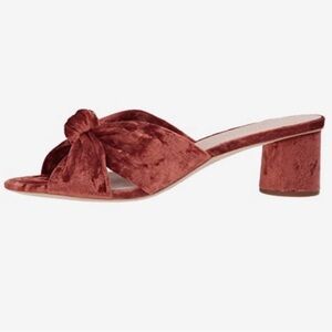 Loeffler Randall Velvet Sandal Rust